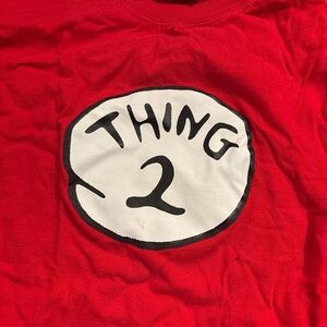 Dr Seuss Cat in the Hat Thing 2 Cotton T-shirt